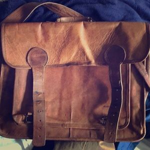Leather Messenger Bag